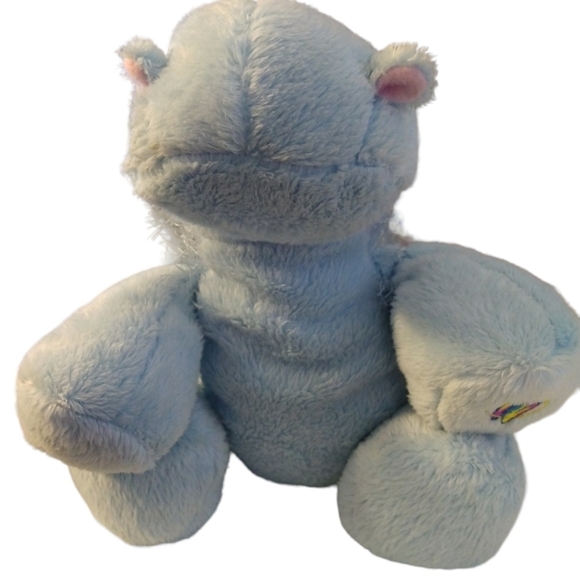 Ganz Webkinz Light Blue Hippo  Collectible Unique Texture Soft & Whimsical NWT - Picture 3 of 11